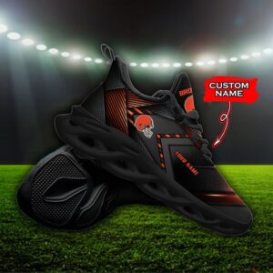 Custom Name Cleveland Browns Personalized Max Soul Shoes Fan Gift