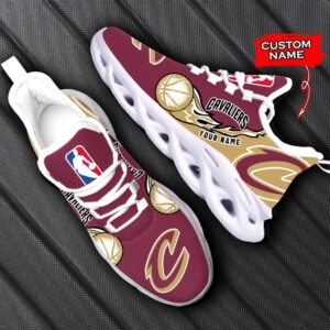 Custom Name Cleveland Cavaliers Personalized Max Soul Shoes 100 M12