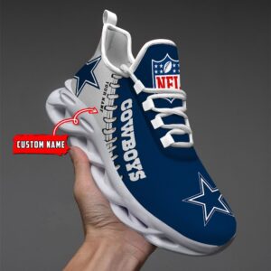 Custom Name Dallas Cowboys Max Soul Shoes