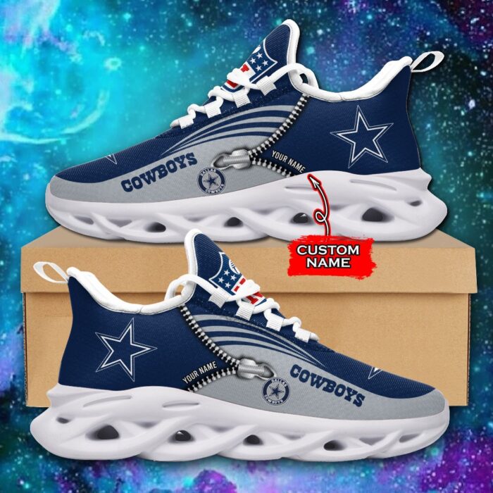 Custom Name Dallas Cowboys Personalized Max Soul Shoes 75