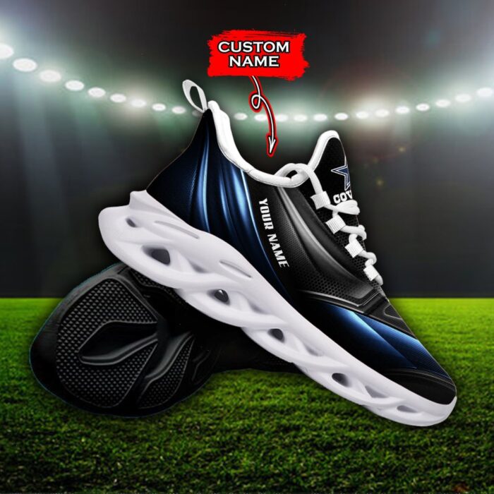 Custom Name Dallas Cowboys Personalized Max Soul Shoes 85