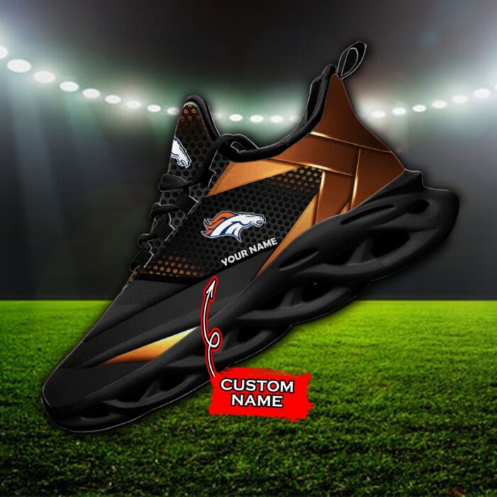 Custom Name Denver Broncos Personalized Max Soul Shoes 87