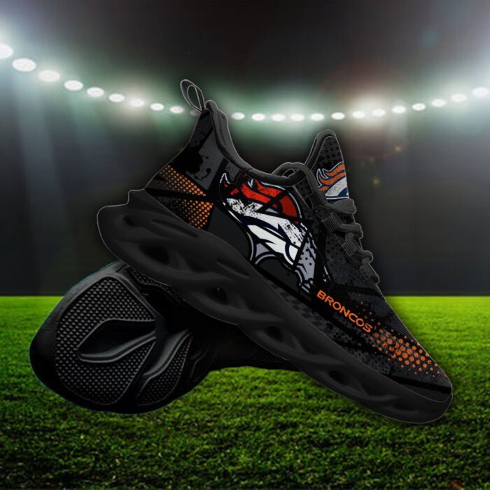 Custom Name Denver Broncos Personalized Max Soul Shoes 92