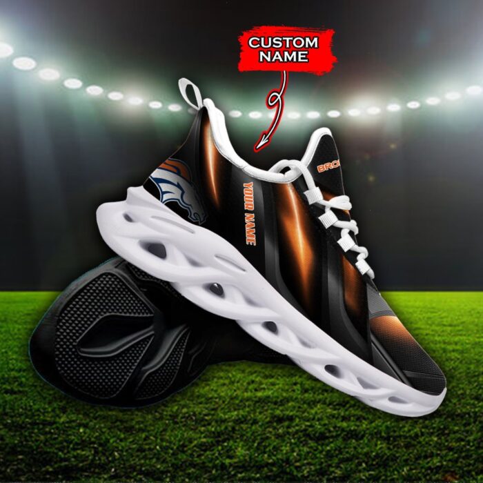 Custom Name Denver Broncos Personalized Max Soul Shoes Ver 1