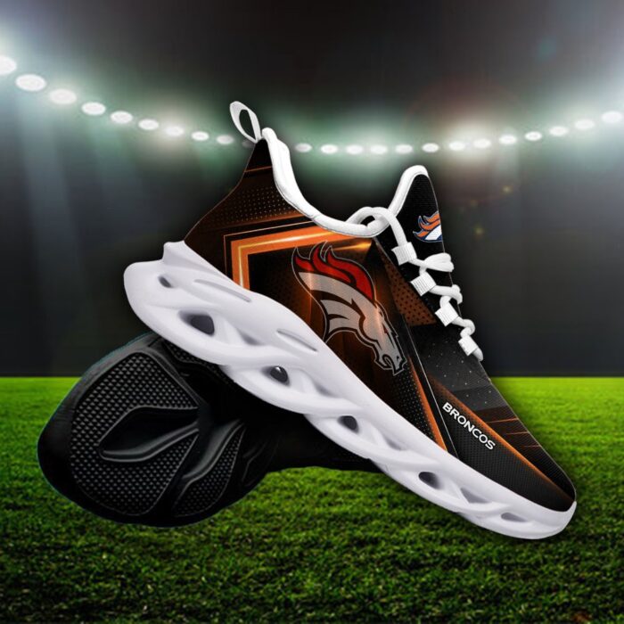 Custom Name Denver Broncos Personalized Max Soul Shoes Ver 2