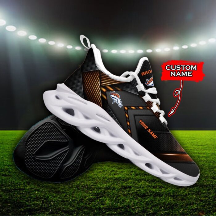 Custom Name Denver Broncos Personalized Max Soul Shoes Ver 3