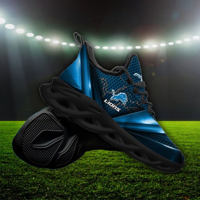 Custom Name Detroit Lions Personalized Max Soul Shoes