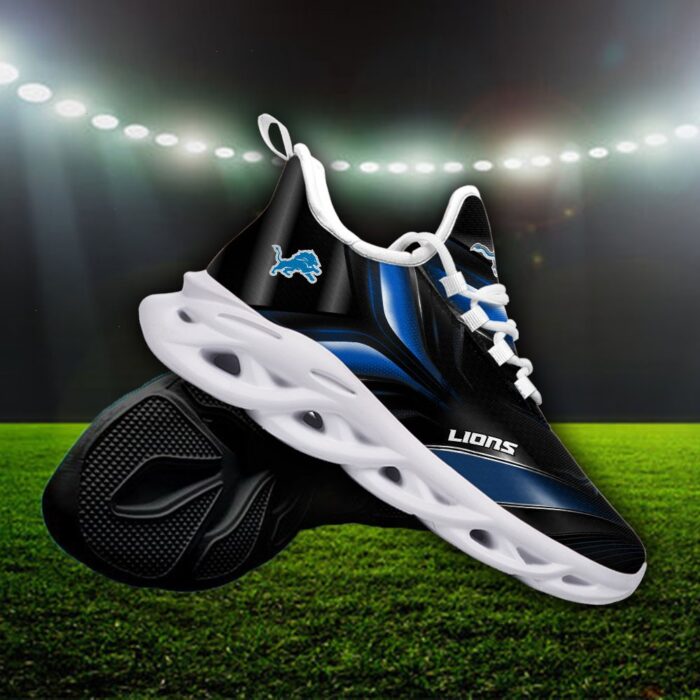 Custom Name Detroit Lions Personalized Max Soul Shoes 84