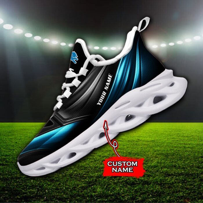 Custom Name Detroit Lions Personalized Max Soul Shoes 85