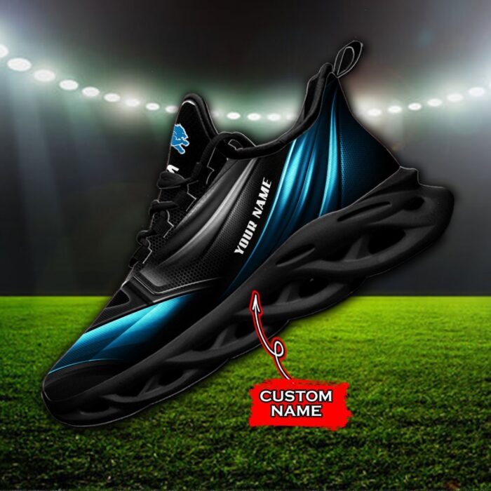 Custom Name Detroit Lions Personalized Max Soul Shoes 85