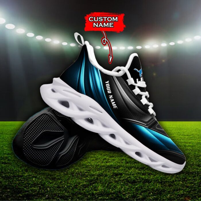 Custom Name Detroit Lions Personalized Max Soul Shoes 85