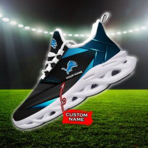 Custom Name Detroit Lions Personalized Max Soul Shoes 87