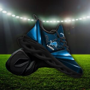 Custom Name Detroit Lions Personalized Max Soul Shoes 89