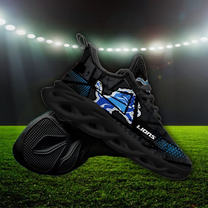 Custom Name Detroit Lions Personalized Max Soul Shoes 92