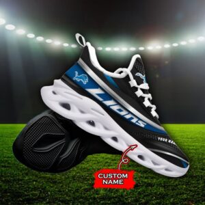 Custom Name Detroit Lions Personalized Max Soul Shoes 94