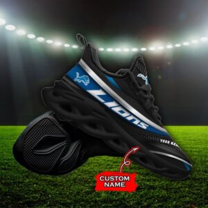 Custom Name Detroit Lions Personalized Max Soul Shoes 94