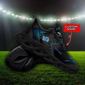 Custom Name Detroit Lions Personalized Max Soul Shoes Fan Gift