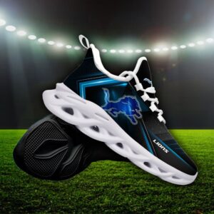 Custom Name Detroit Lions Personalized Max Soul Shoes Ver 2