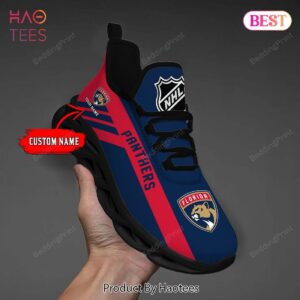 Custom Name Florida Panthers NHL Max Soul Shoes