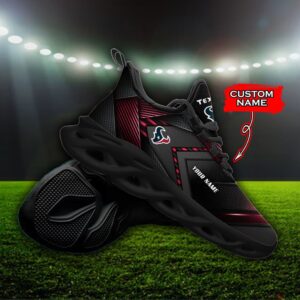 Custom Name Houston Texans Personalized Max Soul Shoes Fan Gift