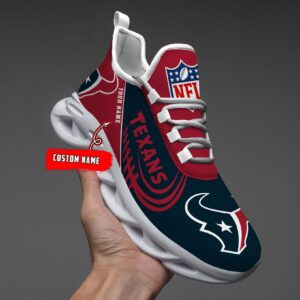 Custom Name Houston Texans Personalized Max Soul Shoes for Fan