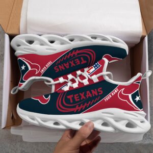 Custom Name Houston Texans Personalized Max Soul Shoes for Fan