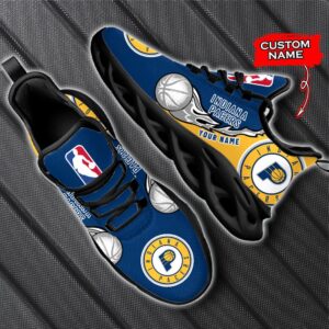 Custom Name Indiana Pacers Personalized Max Soul Shoes 100 M12