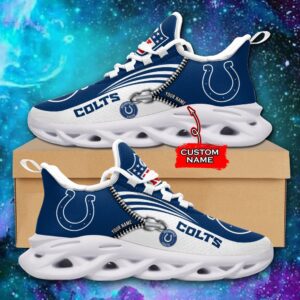 Custom Name Indianapolis Colts Personalized Max Soul Shoes 75