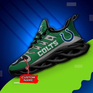 Custom Name Indianapolis Colts Personalized Max Soul Shoes 76