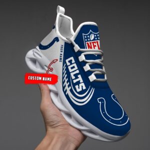 Custom Name Indianapolis Colts Personalized Max Soul Shoes 81