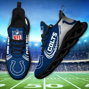 Custom Name Indianapolis Colts Personalized Max Soul Shoes 81