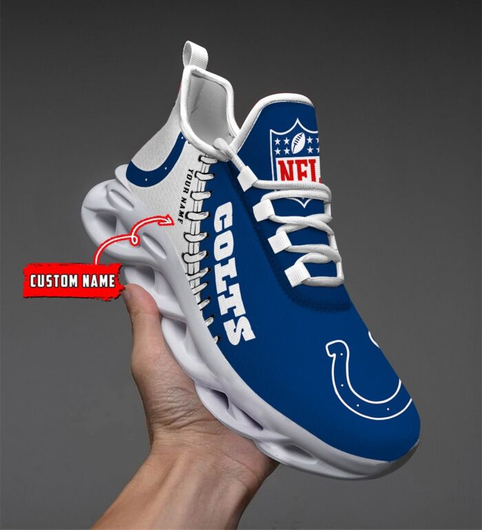 Custom Name Indianapolis Colts Personalized Max Soul Shoes 85