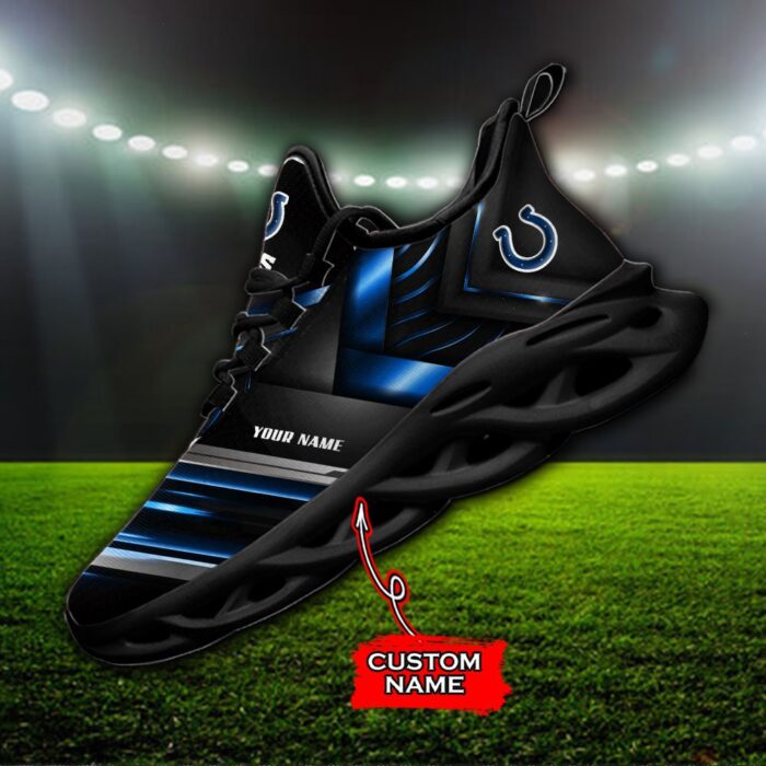 Custom Name Indianapolis Colts Personalized Max Soul Shoes 86