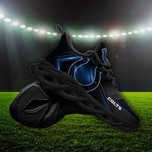 Custom Name Indianapolis Colts Personalized Max Soul Shoes Ver 2