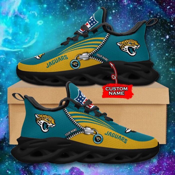 Custom Name Jacksonville Jaguars Personalized Max Soul Shoes 75