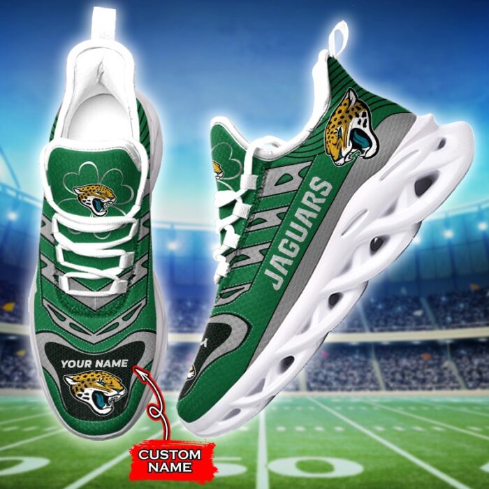 Custom Name Jacksonville Jaguars Personalized Max Soul Shoes 76