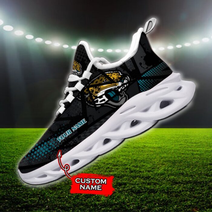 Custom Name Jacksonville Jaguars Personalized Max Soul Shoes 92