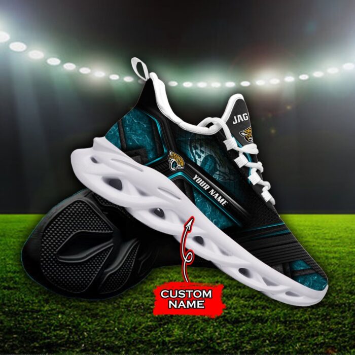 Custom Name Jacksonville Jaguars Personalized Max Soul Shoes 93