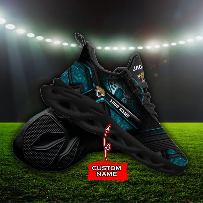 Custom Name Jacksonville Jaguars Personalized Max Soul Shoes 93