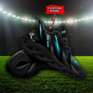 Custom Name Jacksonville Jaguars Personalized Max Soul Shoes Ver 1