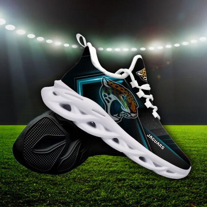 Custom Name Jacksonville Jaguars Personalized Max Soul Shoes Ver 2