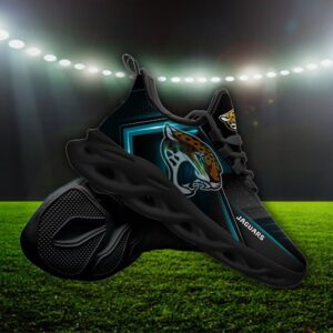 Custom Name Jacksonville Jaguars Personalized Max Soul Shoes Ver 2