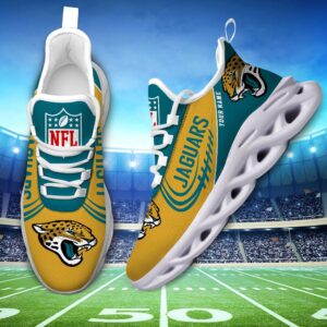 Custom Name Jacksonville Jaguars Personalized Max Soul Shoes for Fan