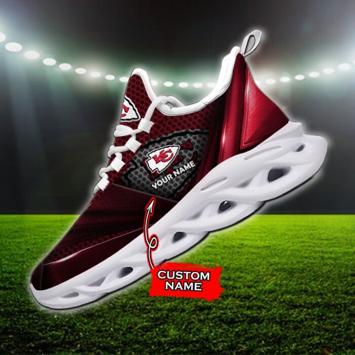 Custom Name Kansas City Chiefs Personalized Max Soul Shoes