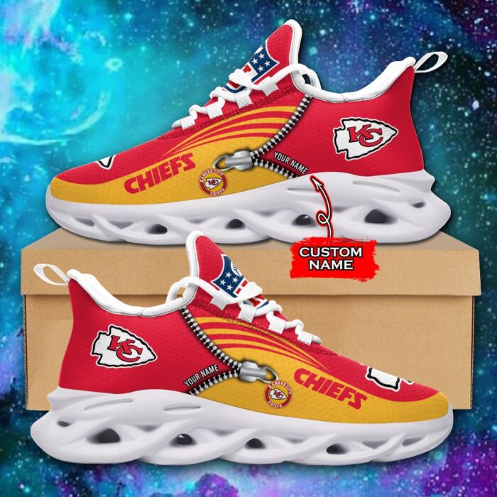 Custom Name Kansas City Chiefs Personalized Max Soul Shoes 75