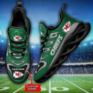 Custom Name Kansas City Chiefs Personalized Max Soul Shoes 76