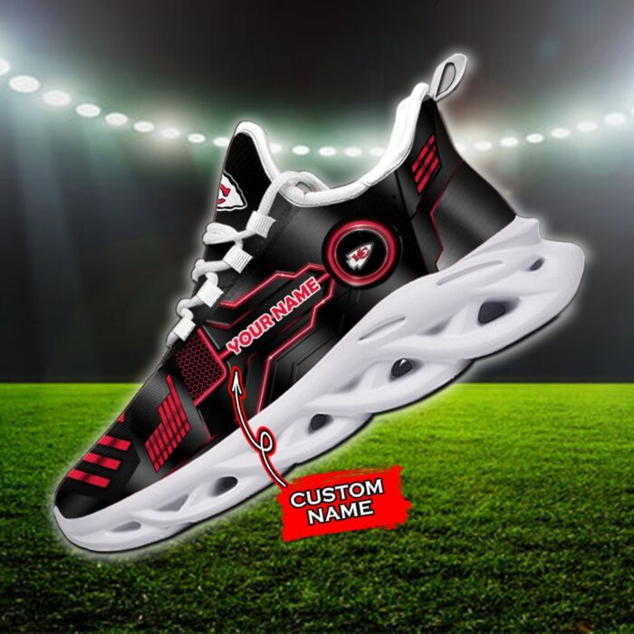 Custom Name Kansas City Chiefs Personalized Max Soul Shoes 81