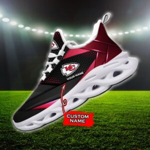 Custom Name Kansas City Chiefs Personalized Max Soul Shoes 87