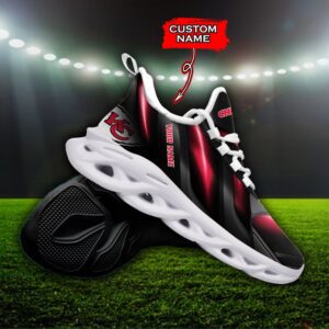 Custom Name Kansas City Chiefs Personalized Max Soul Shoes Ver 1