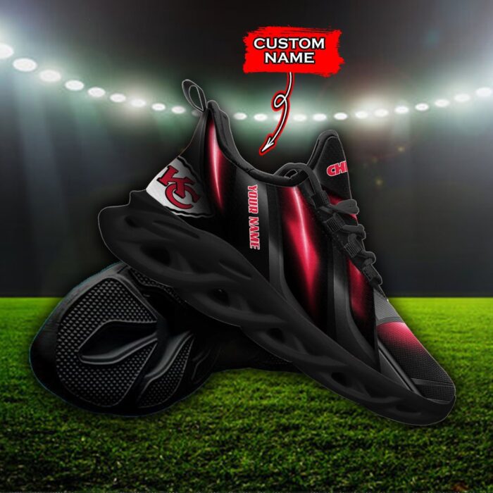 Custom Name Kansas City Chiefs Personalized Max Soul Shoes Ver 1